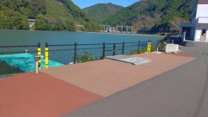 レジャーを快適に楽しく！ WPCウッドデッキ@那賀町カヌーセンター