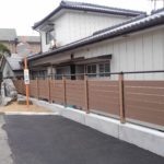 国産木粉を活用したWPCフェンスを池田支援学校に導入いただきました