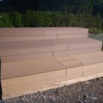 那賀ウッドプラス・ウッドデッキ（平場・階段）の試作